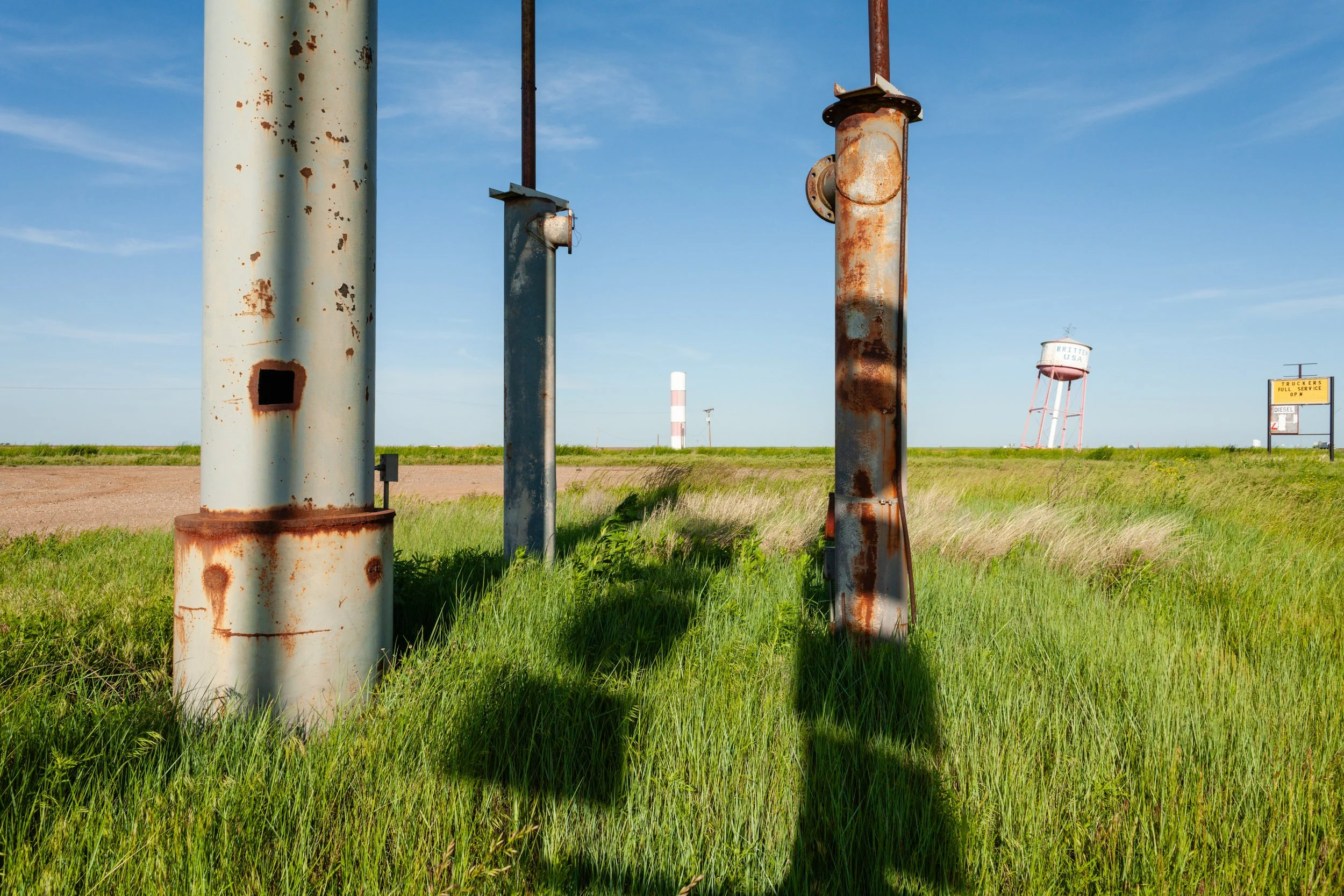 route 66 water tower - groom, texas
