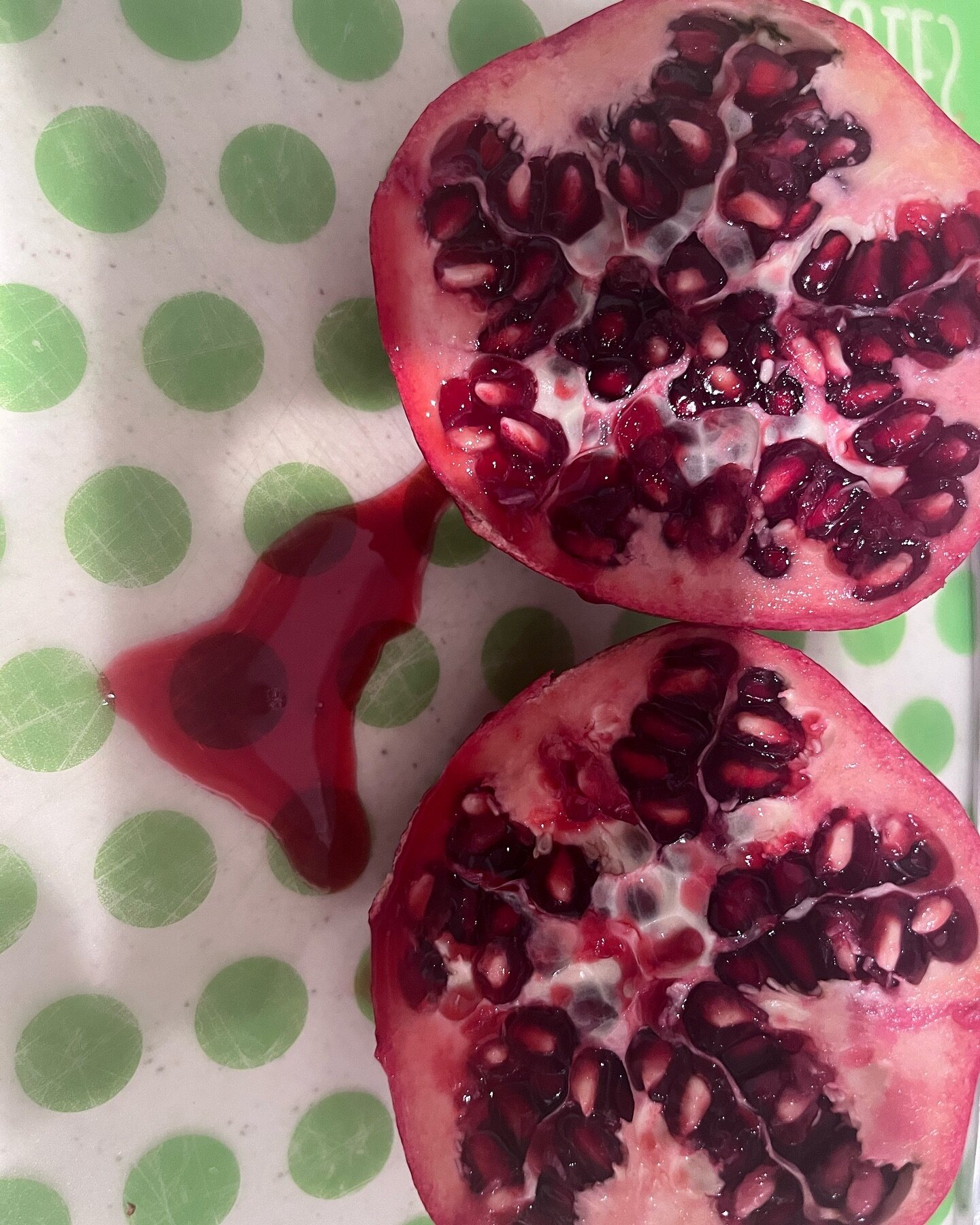 We harvested the last of our pomegranates this past week and intended to reduce what was remaining on the tree however discovered we had some small to medium pomegranates without cracks that are beautiful, and our customers may want to purchase them.