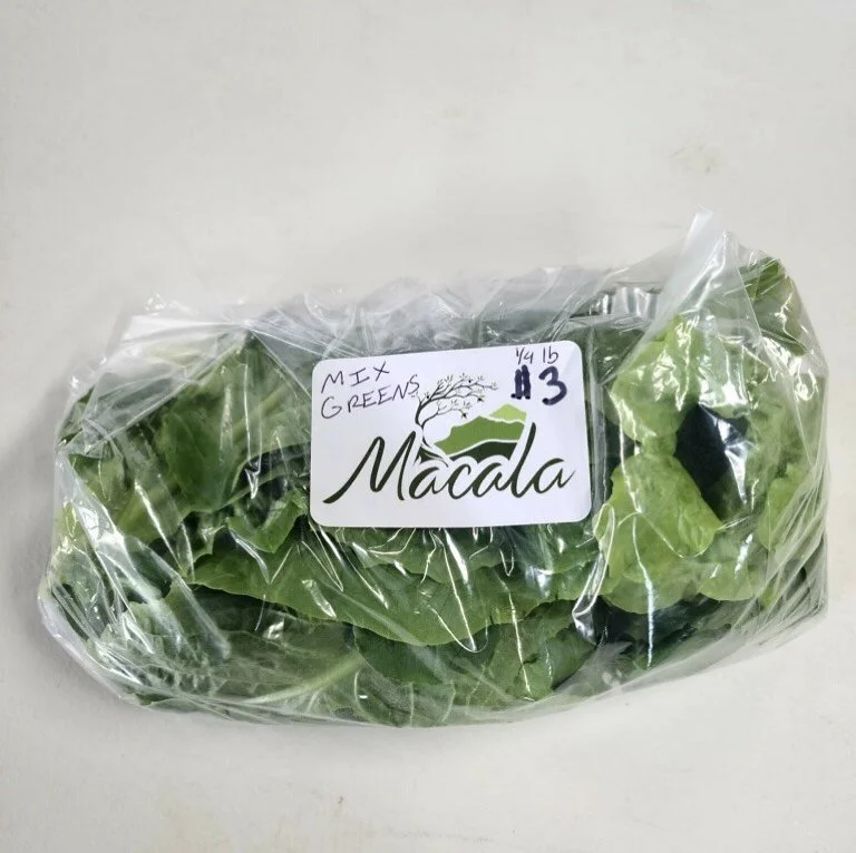 Our mixed salad greens are currently available online to order and will be harvested the morning after an order is placed (M-F) and delivered locally or available for pick-up same day as harvest.

See link in bio to place and order. Free local delive