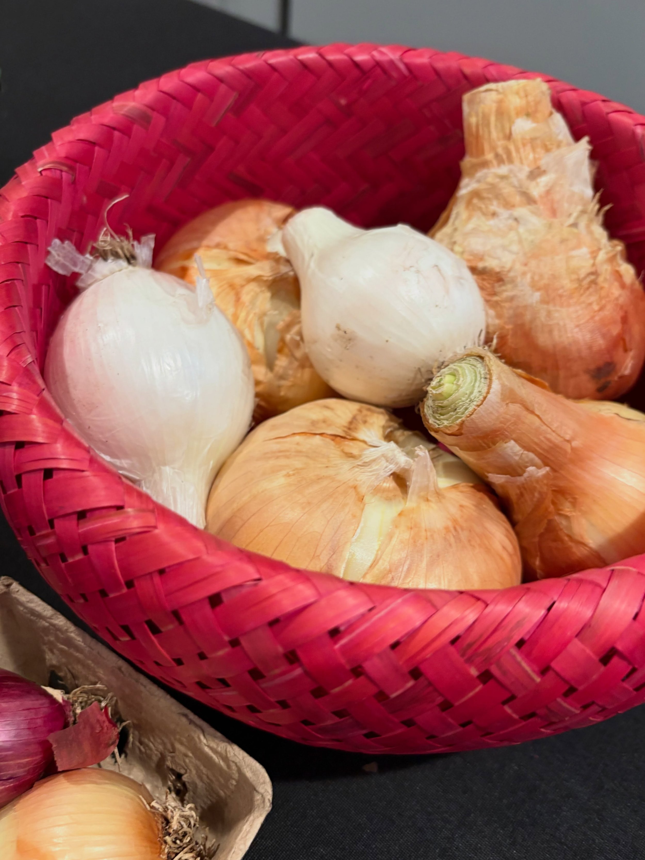 We have added our yellow, white and red onions to our website for sale. 🔗in bio!