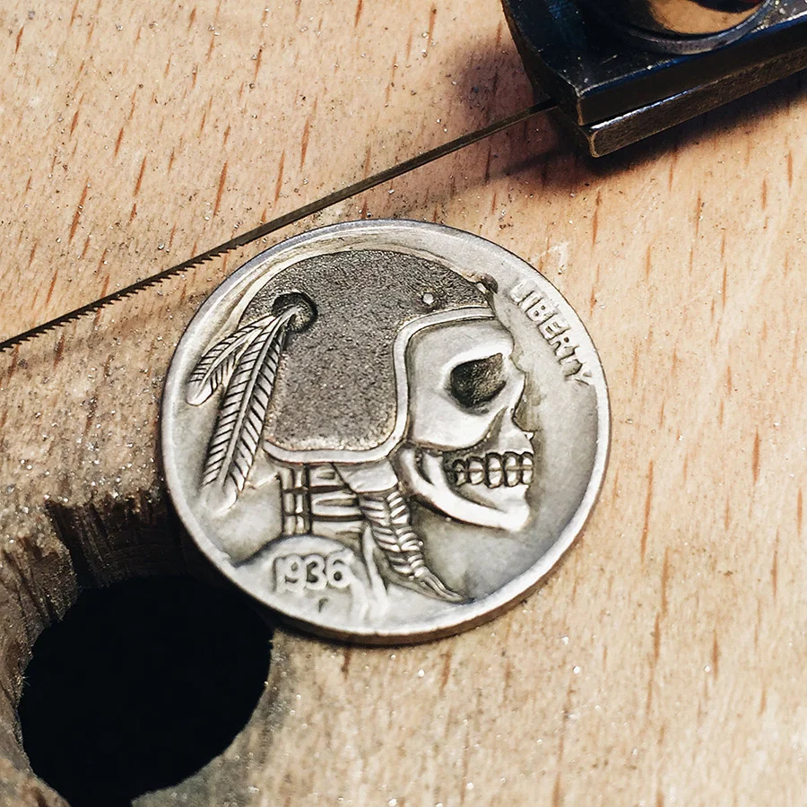 1 The fresh carved nickel