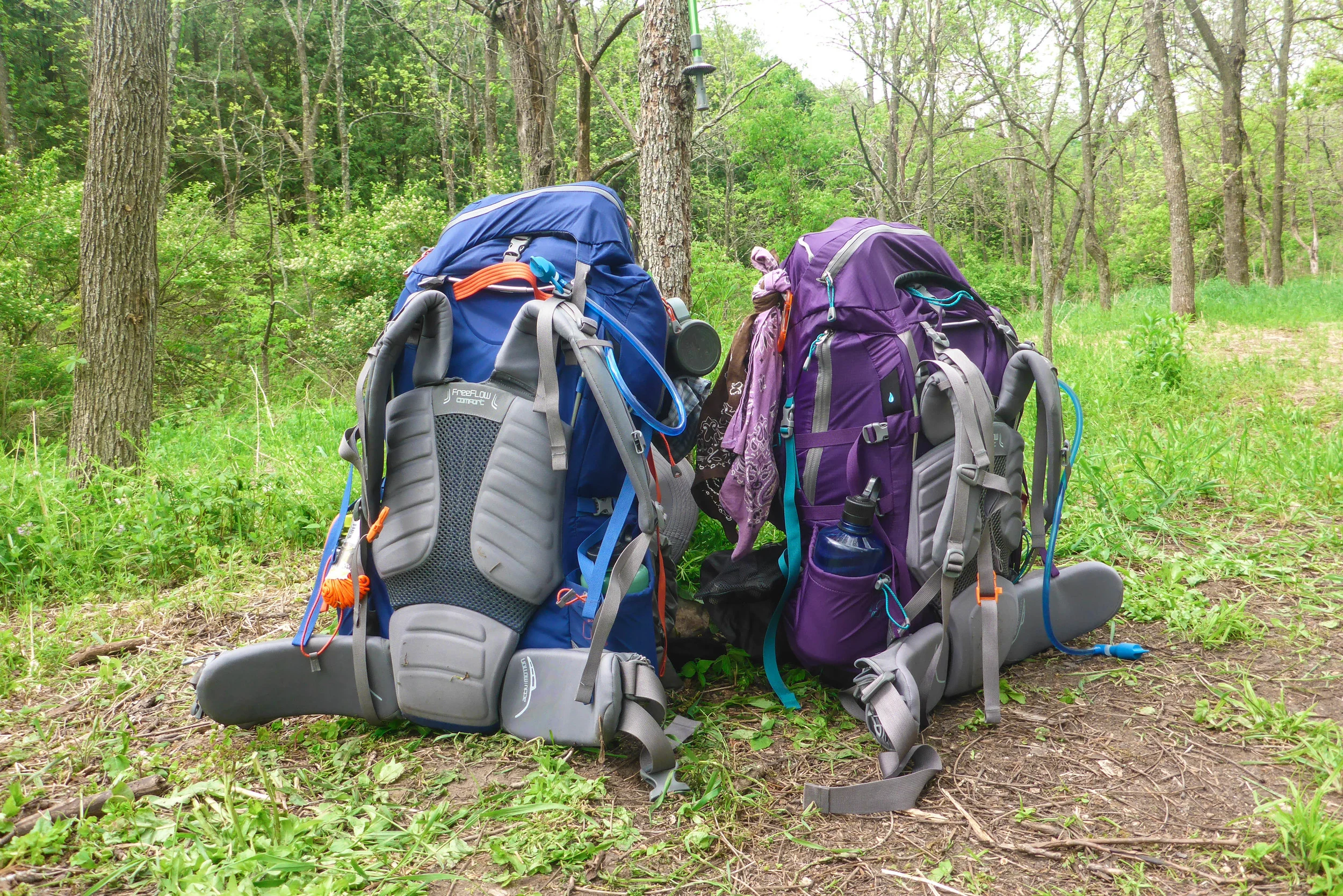 Packs are loaded up and ready to go!