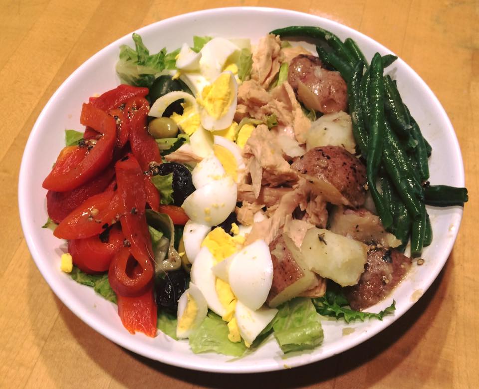 Another take on a salade nicoise from earlier this year
