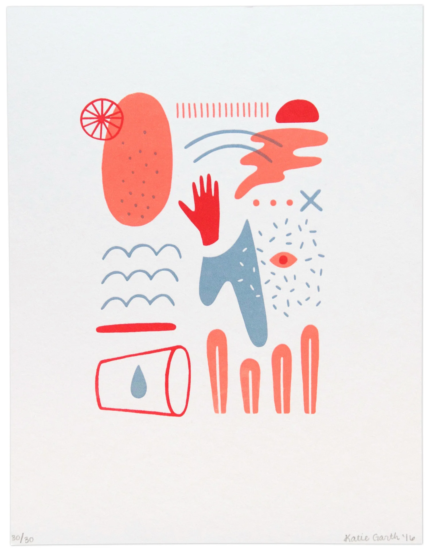 Ways and Means, letterpress, 9 x 12
