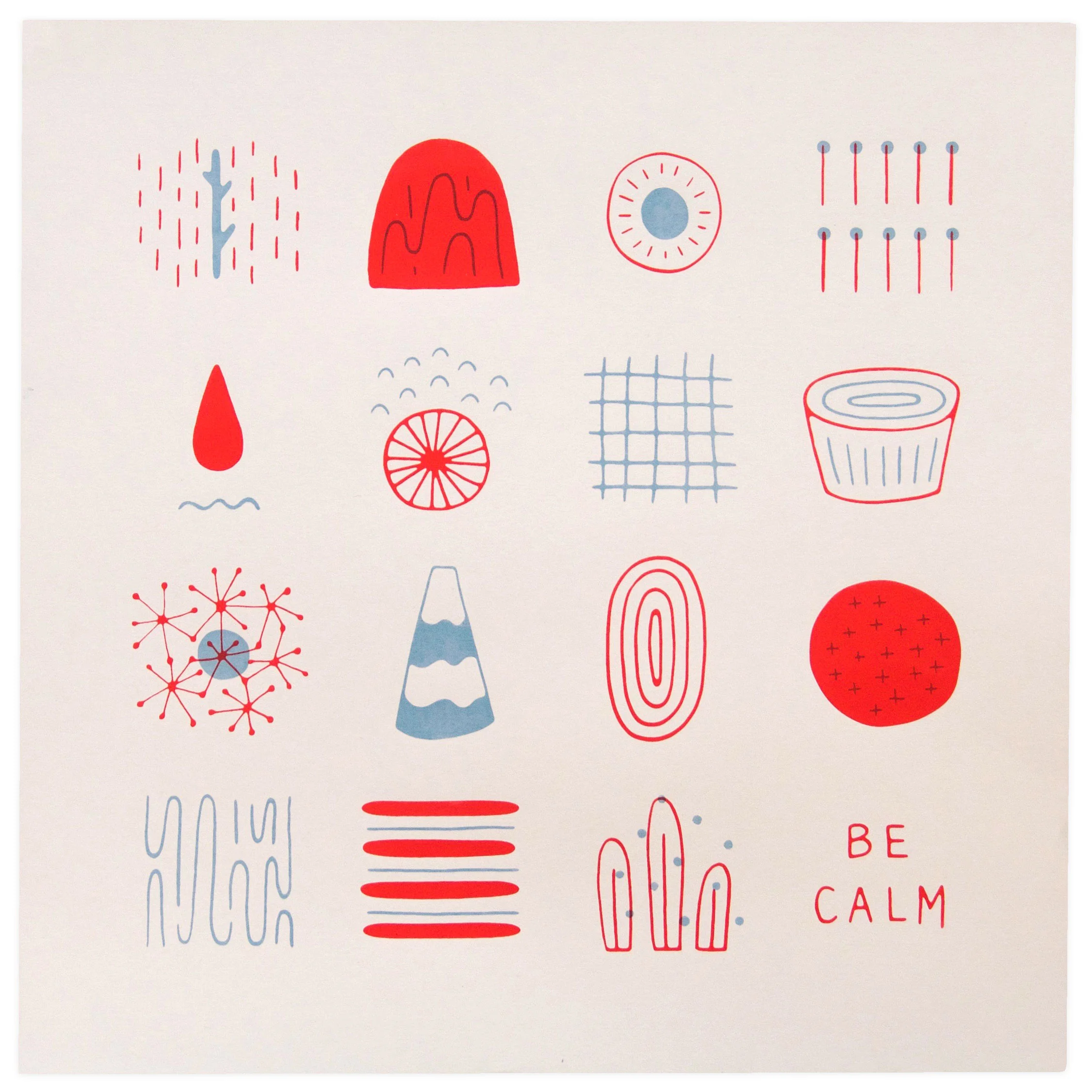 Murmur, screenprint, 12.5 x 12.5