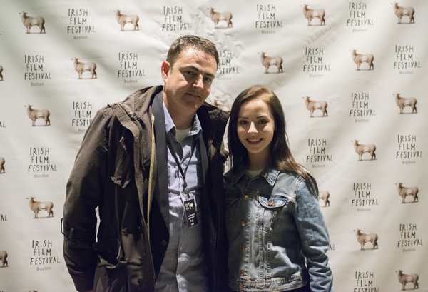 Croan McCormack with actress Kelly Thornton