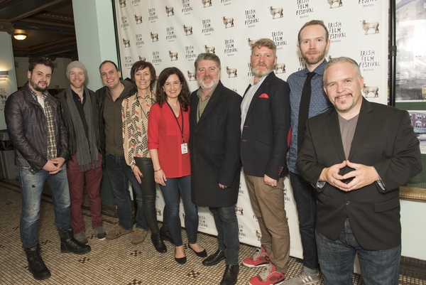   Our film makers with festival director, Dawn Morrissey and festival producer, Siobhan Fanning  