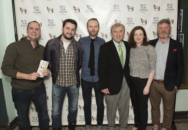  Alderman At Large John M."Jack" Connolly and Irish Vice Consulate Meg Laflan joined us for the opening of #IrishFilmFest16 with our award winning film makers 
