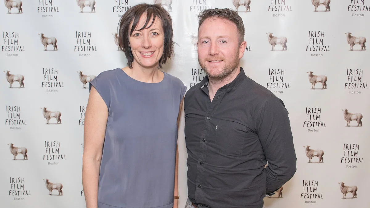 Dawn Morrissey (Director, Irish Film Festival, Boston) and Seán Ó Cualáin (Director, In the Shadow of the Glen)