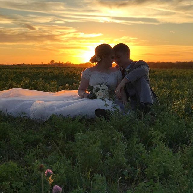 When one of your team members gets hitched and we get the most perfect sunset...ahhhh!!!! Best day ever!  Congrats Nate and Miranda!!!! #weddingfilm #wisconsinwedding #ido #allthelove #wisconsinbride