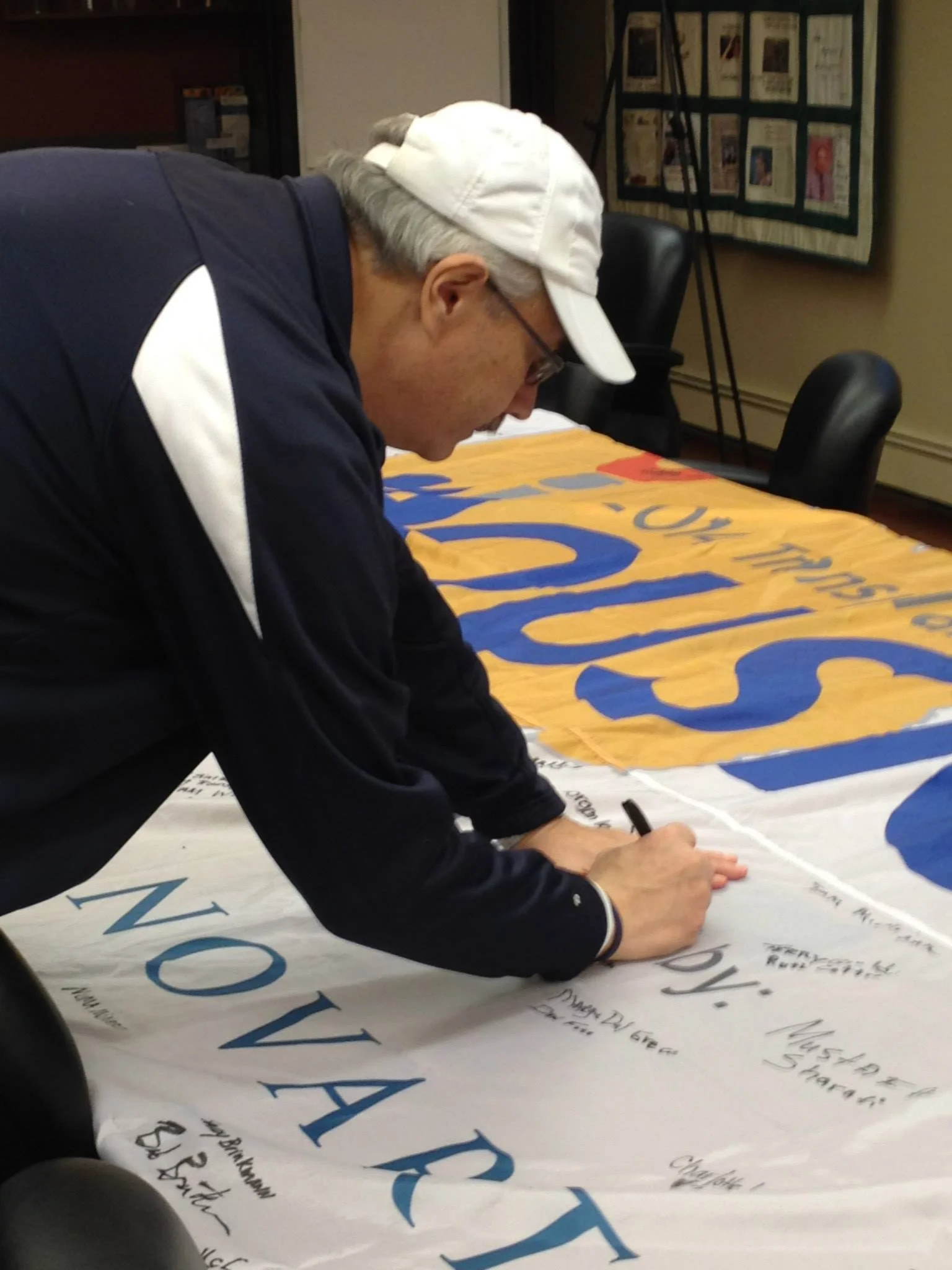 TGA Flag Signing
