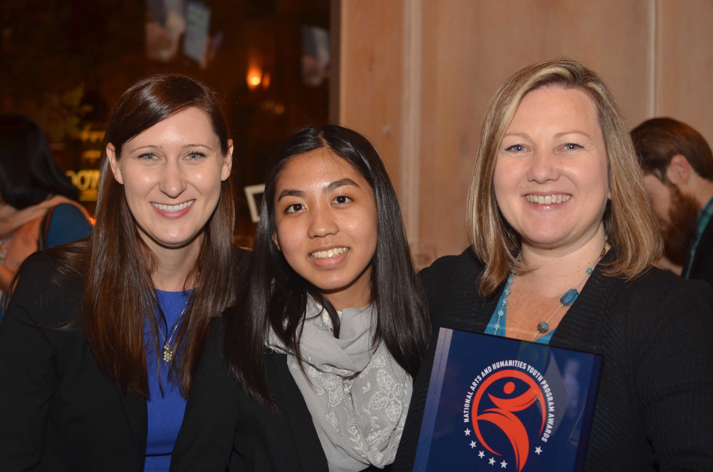 Mentor Katie Geyer, mentee Jackie, and Keren Taylor! 