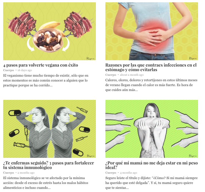 Cada miércoles escribo en estoespurpura.com donde te comparto diferentes temas de investigación con datos basados en experiencias que vivo con mis coachees. 