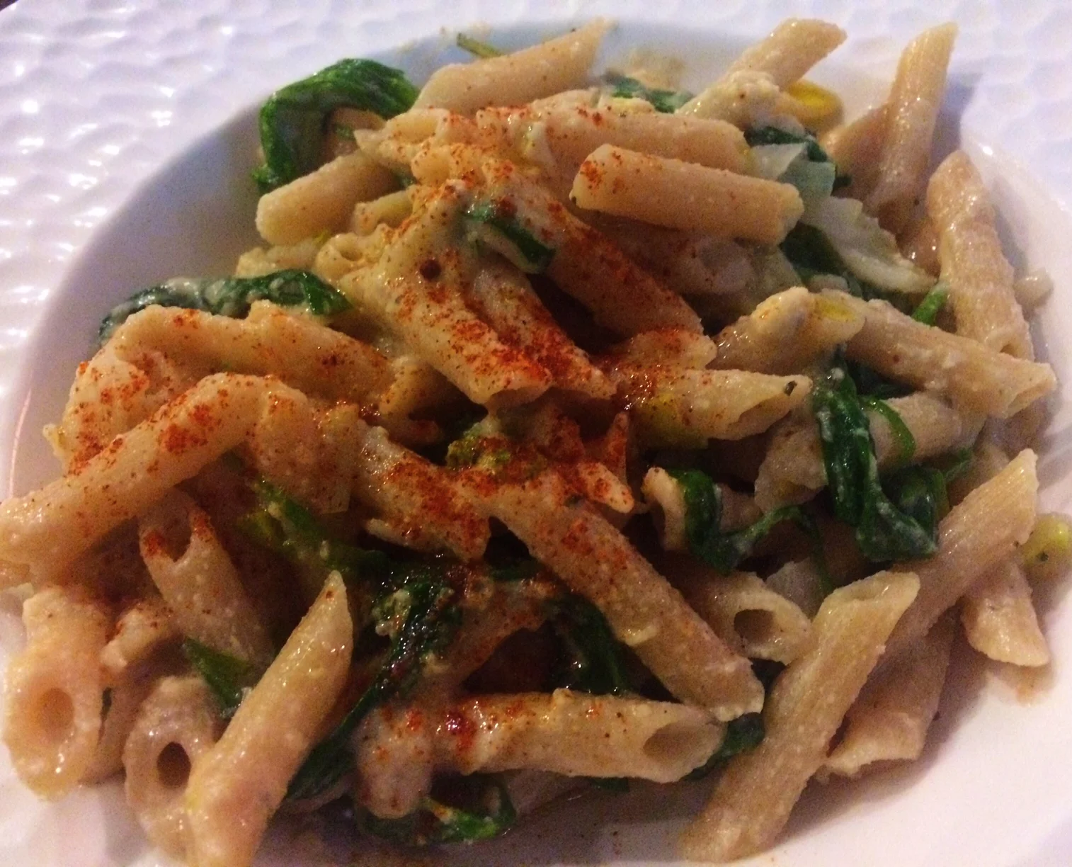 Pasta alfredo Healthy (libre de gluten y lácteos) 