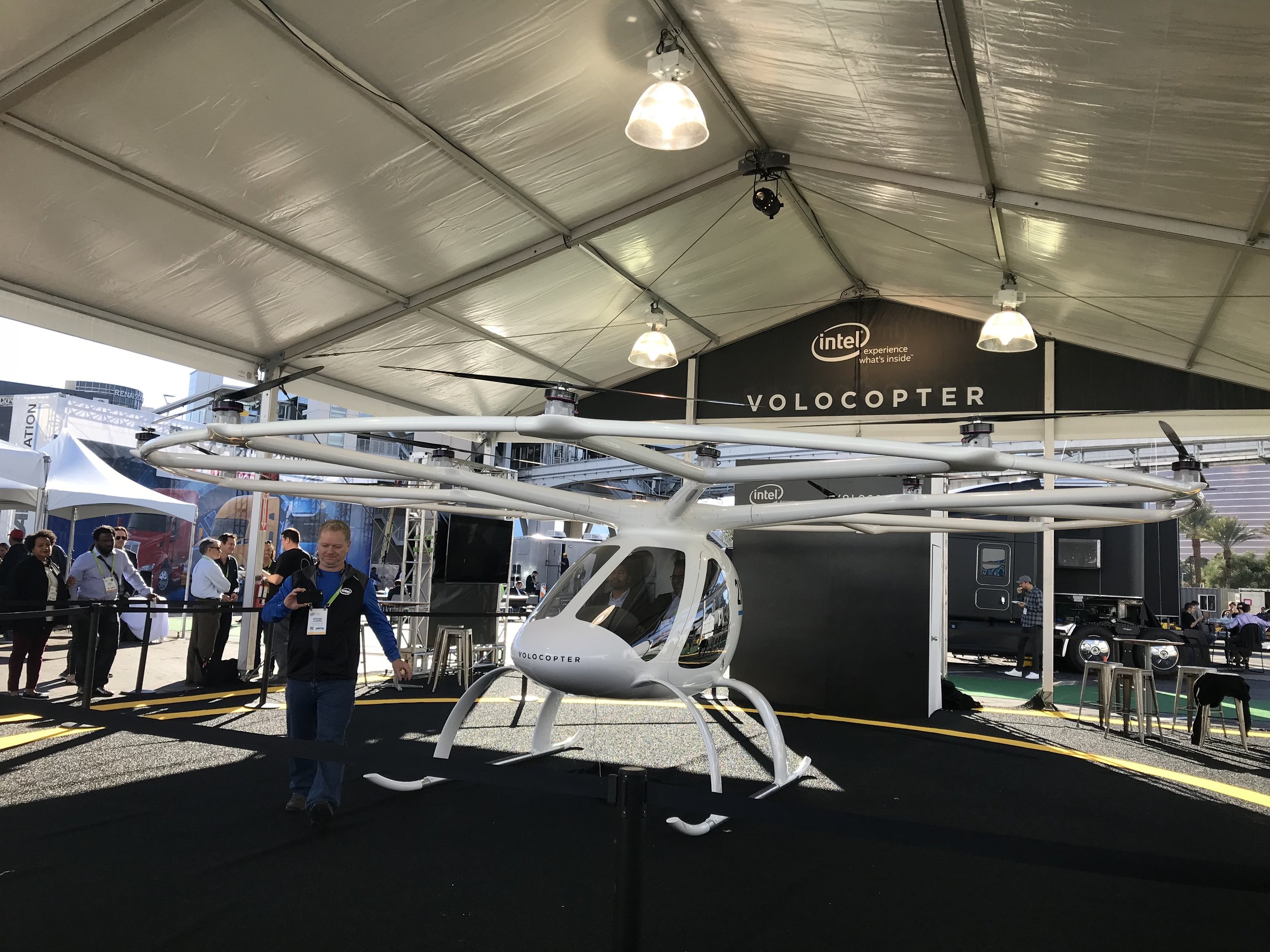 Volocopter - Intel wants you inside a drone