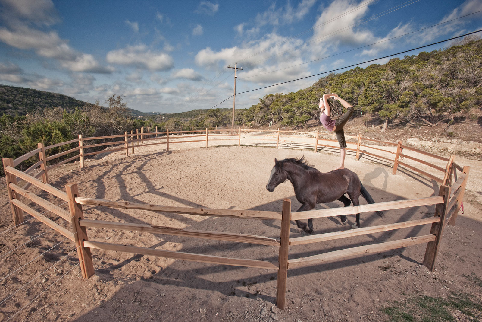 Horseback Yoga