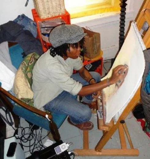 A 40th Street A.I.R. artist in Philadelphia in 2011.