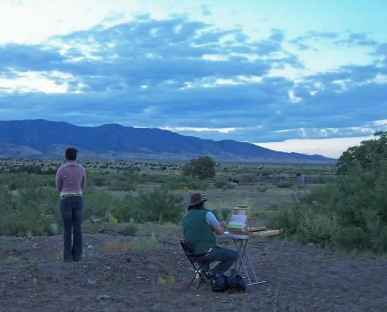 Mano y Mente artists watch the sunrise in 2007