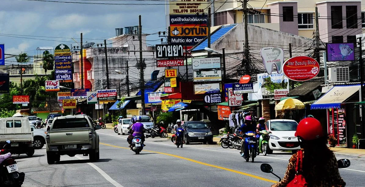 Phuket Commercial Street Currently