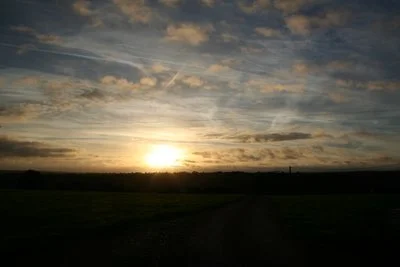 Rising of King Sun on the heights of Lisieux
