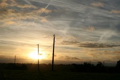 Sky from the heights of Lisieux