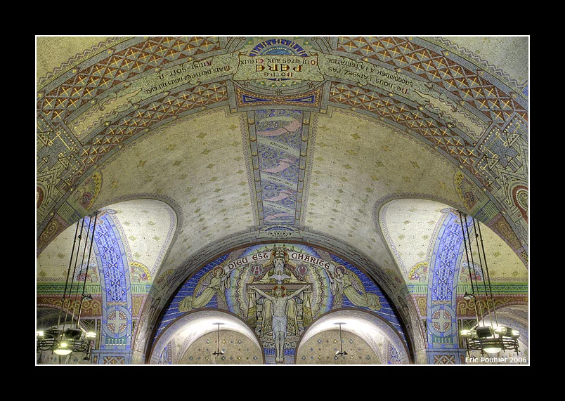 Ceiling, crypt of the Basilica