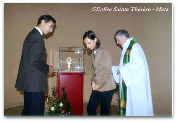The relics of Blessed Louis and Zelie Martin are installed in the church at Metz