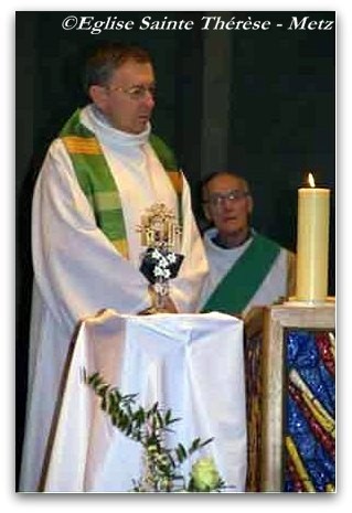 Father Jean-Claude Lange, pastor of Sainte-Thérèse Church at Metz