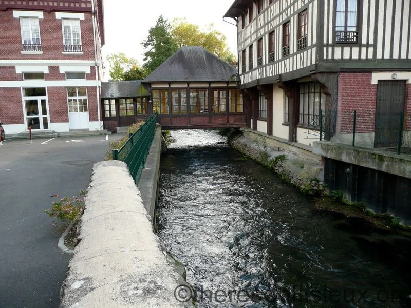 A stream running through Lisieux near the Carmelite monastery