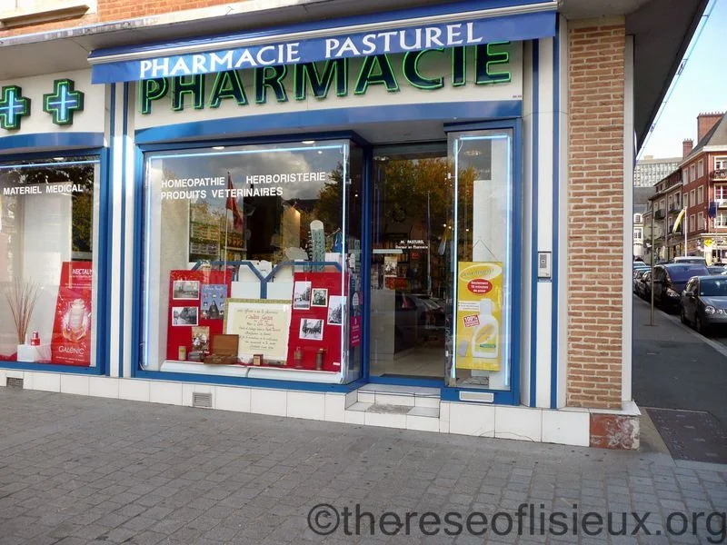 Site of the pharmacy once owned by St. Therese's uncle, Isidore Guerin, Lisieux