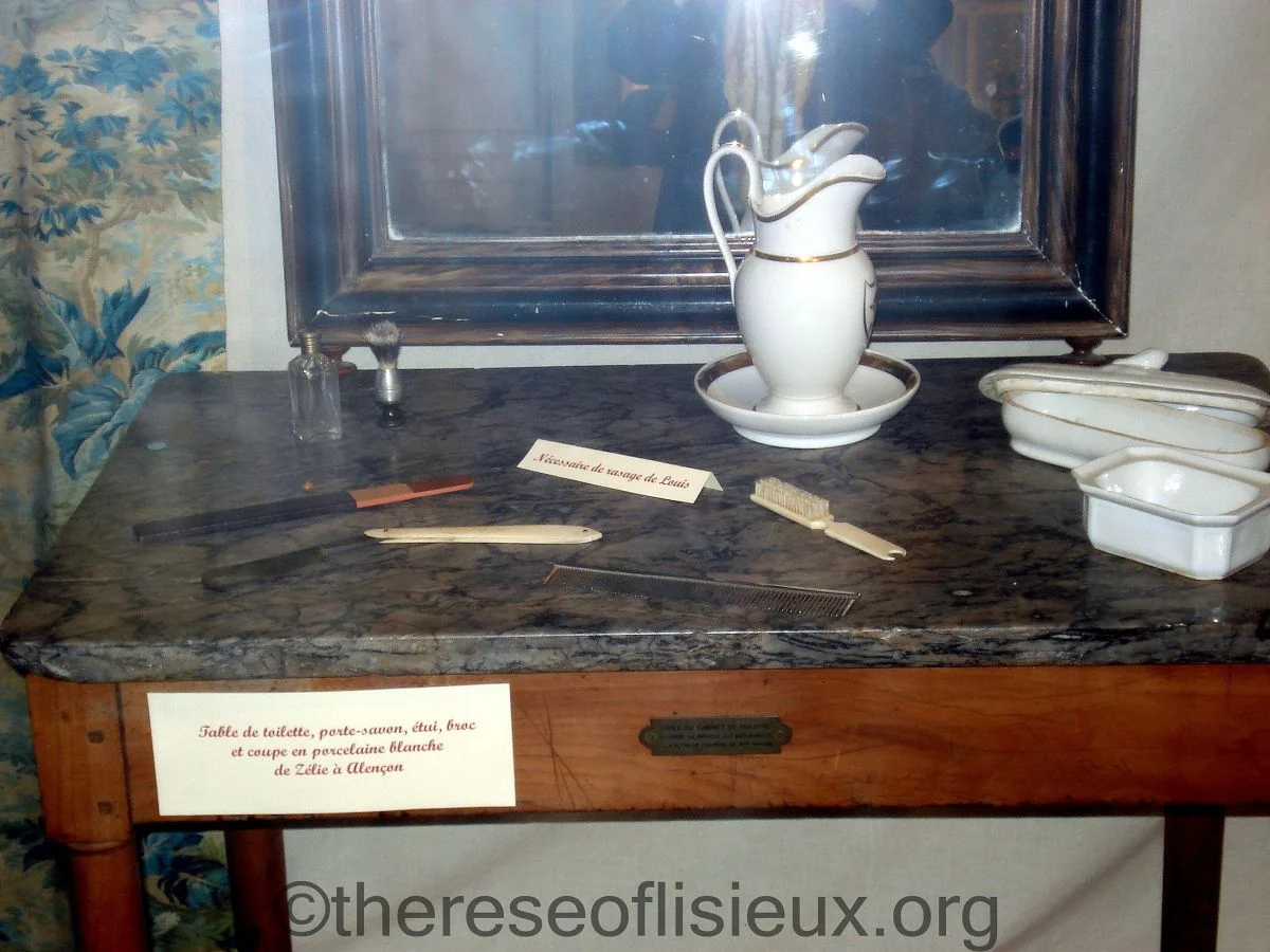 Zeile Martin's dressing table and toilet articles