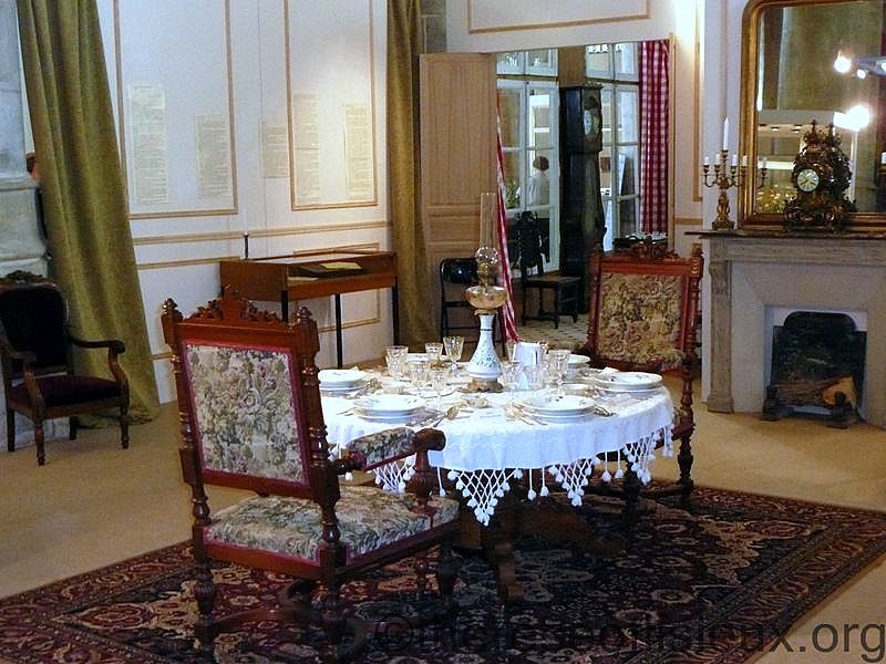 The Martin family dining table