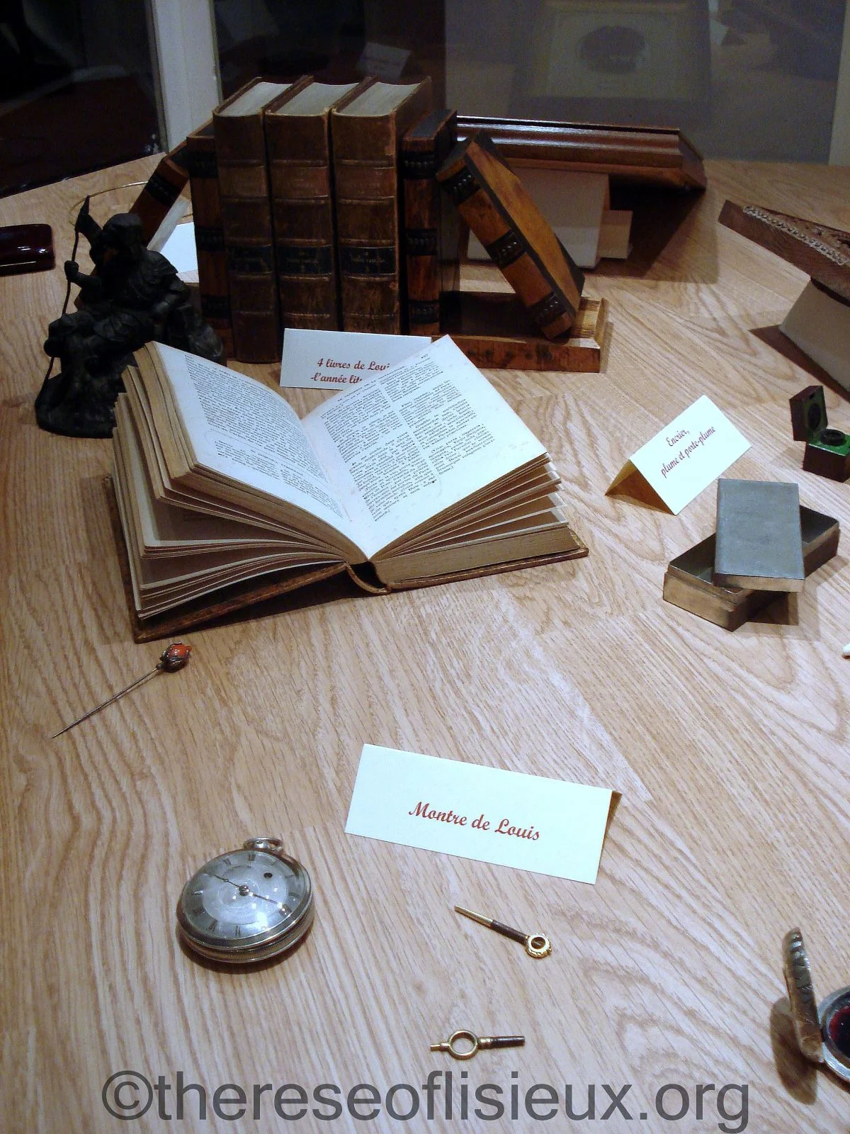 Louis Martin's books and watch