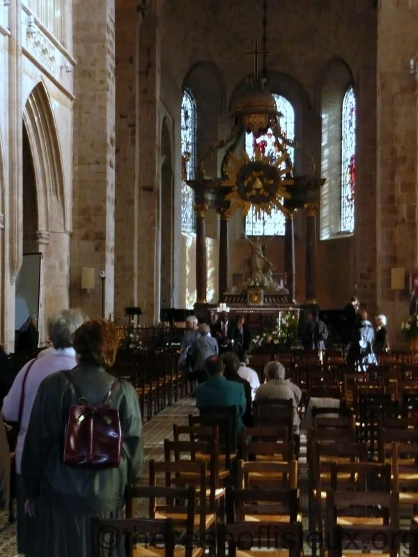 Notre Dame Church, Alencon, vigil of beatification of Louis and Zelie Martin