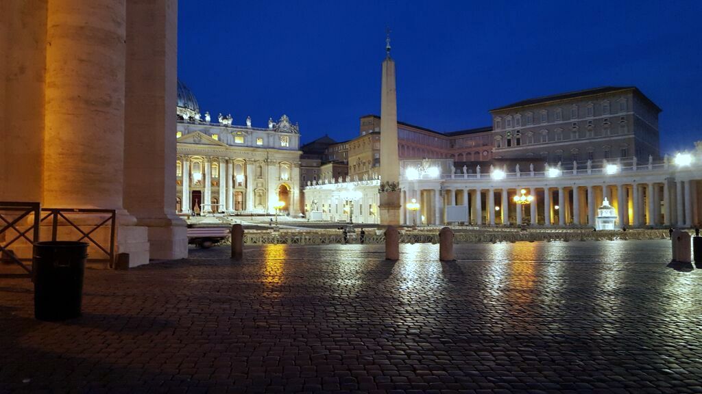 St. Peter's Square early on the canonization morning