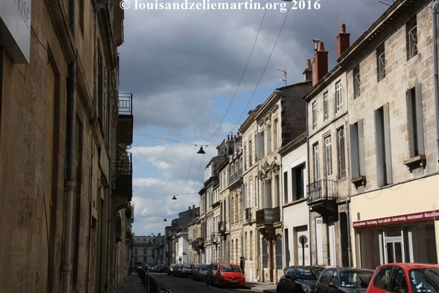 A street view of the rue Servandoni, where Louis Martin was born.