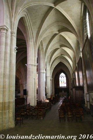 Interior of St. Eulalie's Church, Bordeaux