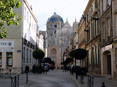 the church of notre dame of the assumption in alencon. in 2009, after the beatification of louis and zelie, it was named a basilica.