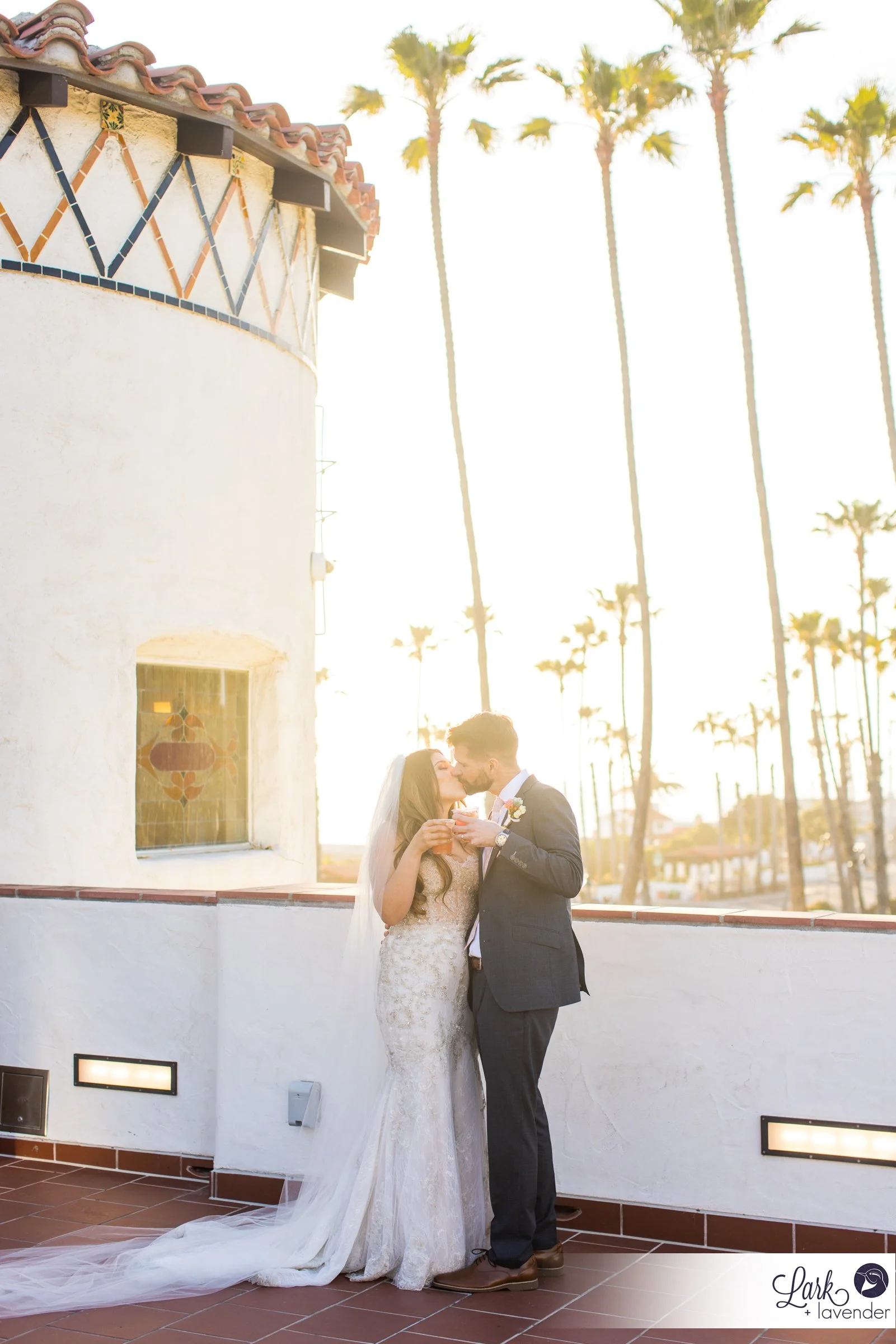 Sunkissed & Golden Ole Hanson Beach Club Wedding in San Clemente, CA