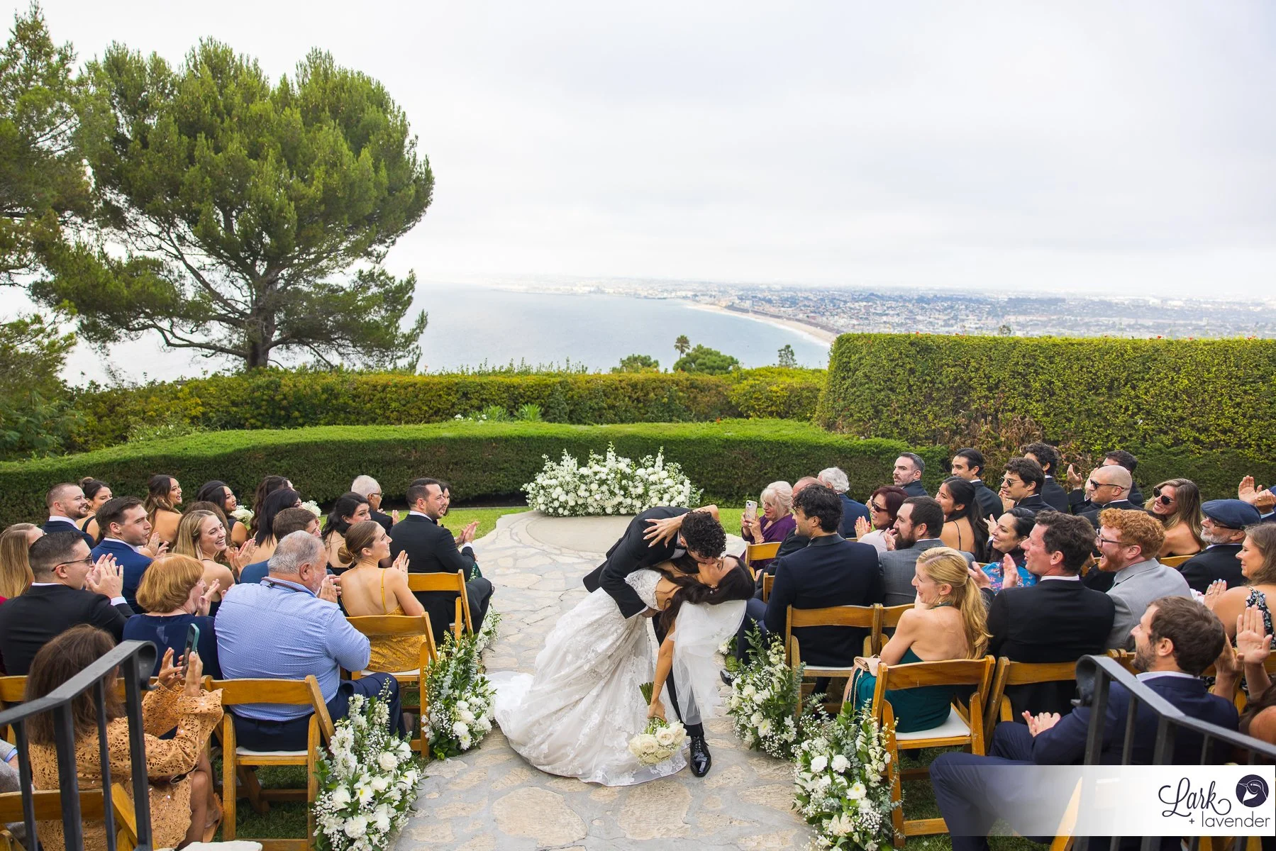 Classic Ocean view La Venta Inn Wedding in Palos Verdes, CA