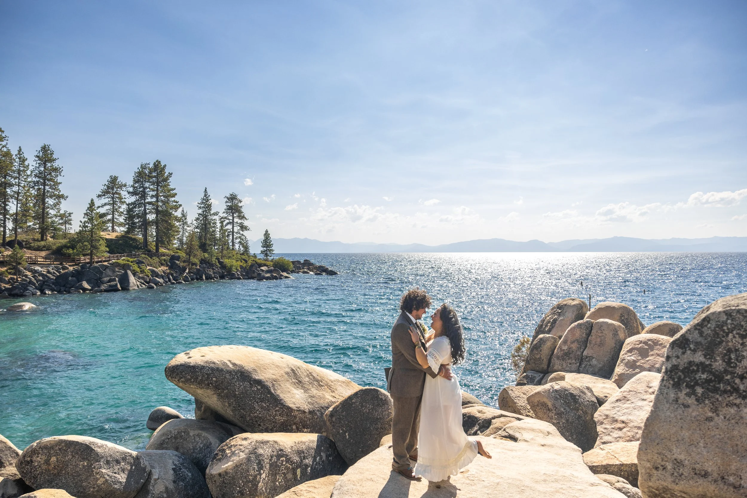 DIY Boho Chic Wedding in Sand Harbor, Lake Tahoe, CA