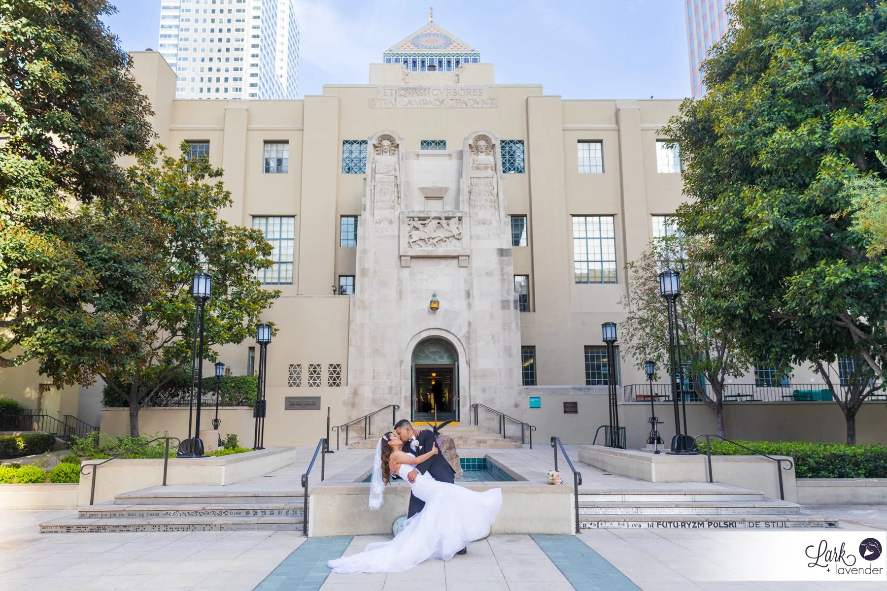 Posh &amp; Intimate City Club LA Wedding in Downtown Los Angeles, CA