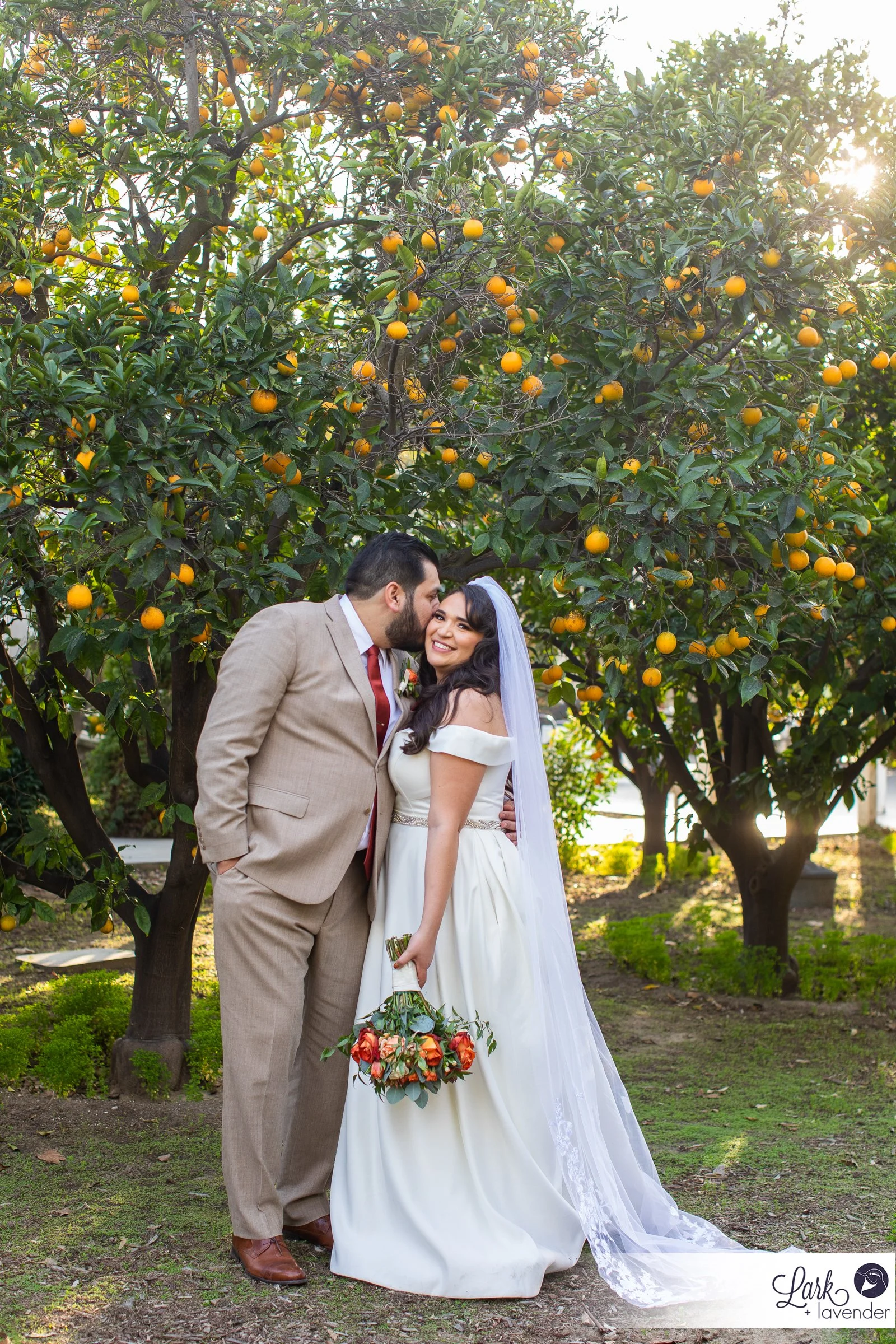 Beautiful Holy Family Catholic Church & Festive Heritage Museum of Orange County wedding in Santa Ana, CA