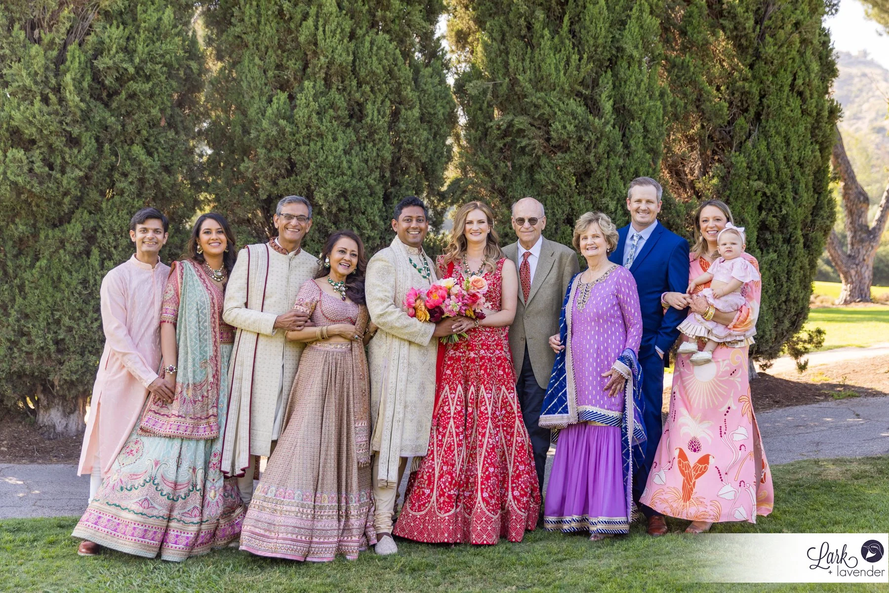 Colorful & Festive Mehndi & South Asian Chevy Chase Country Club Wedding in Glendale, CA
