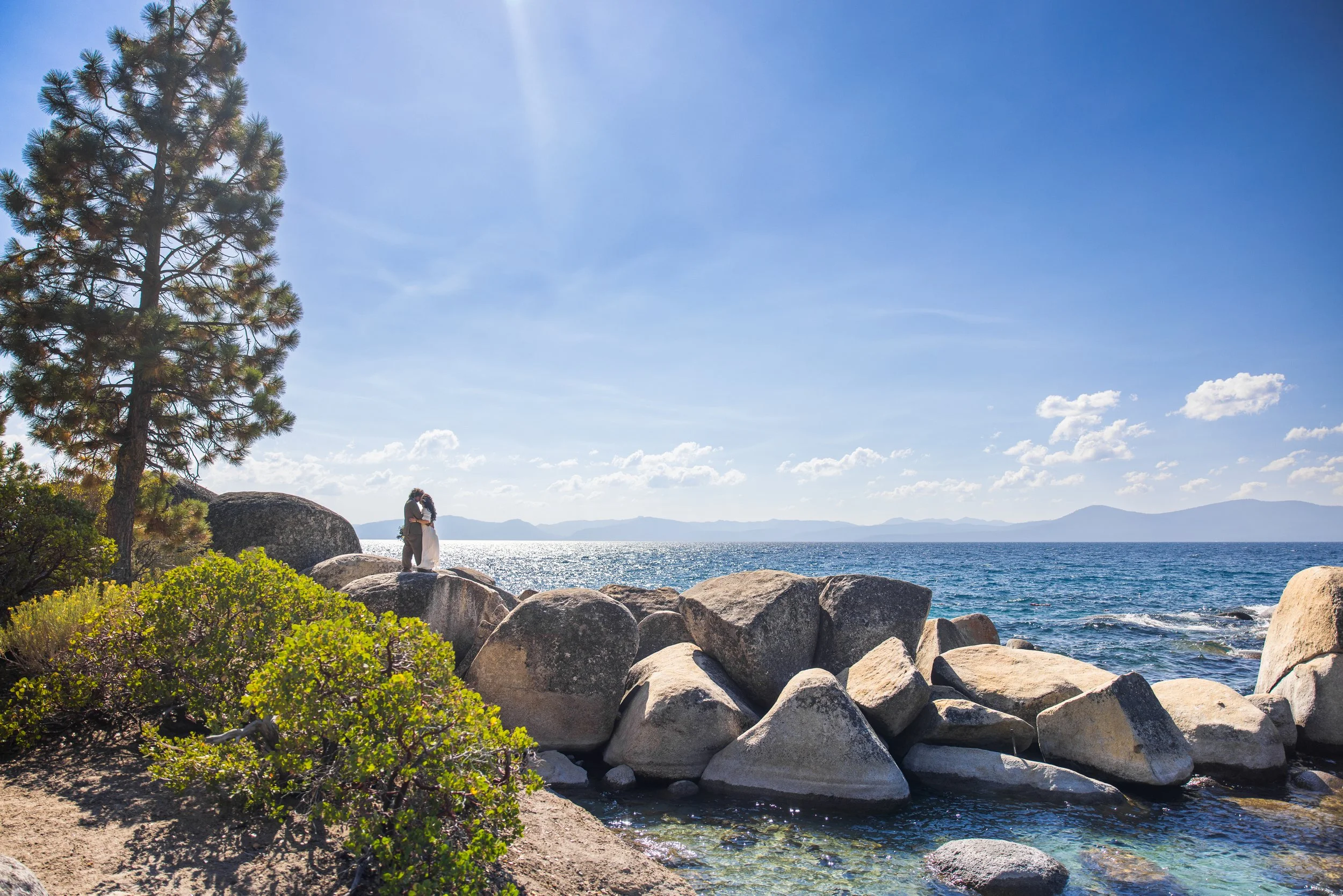 DIY Boho Chic Wedding in Sand Harbor, Lake Tahoe, CA