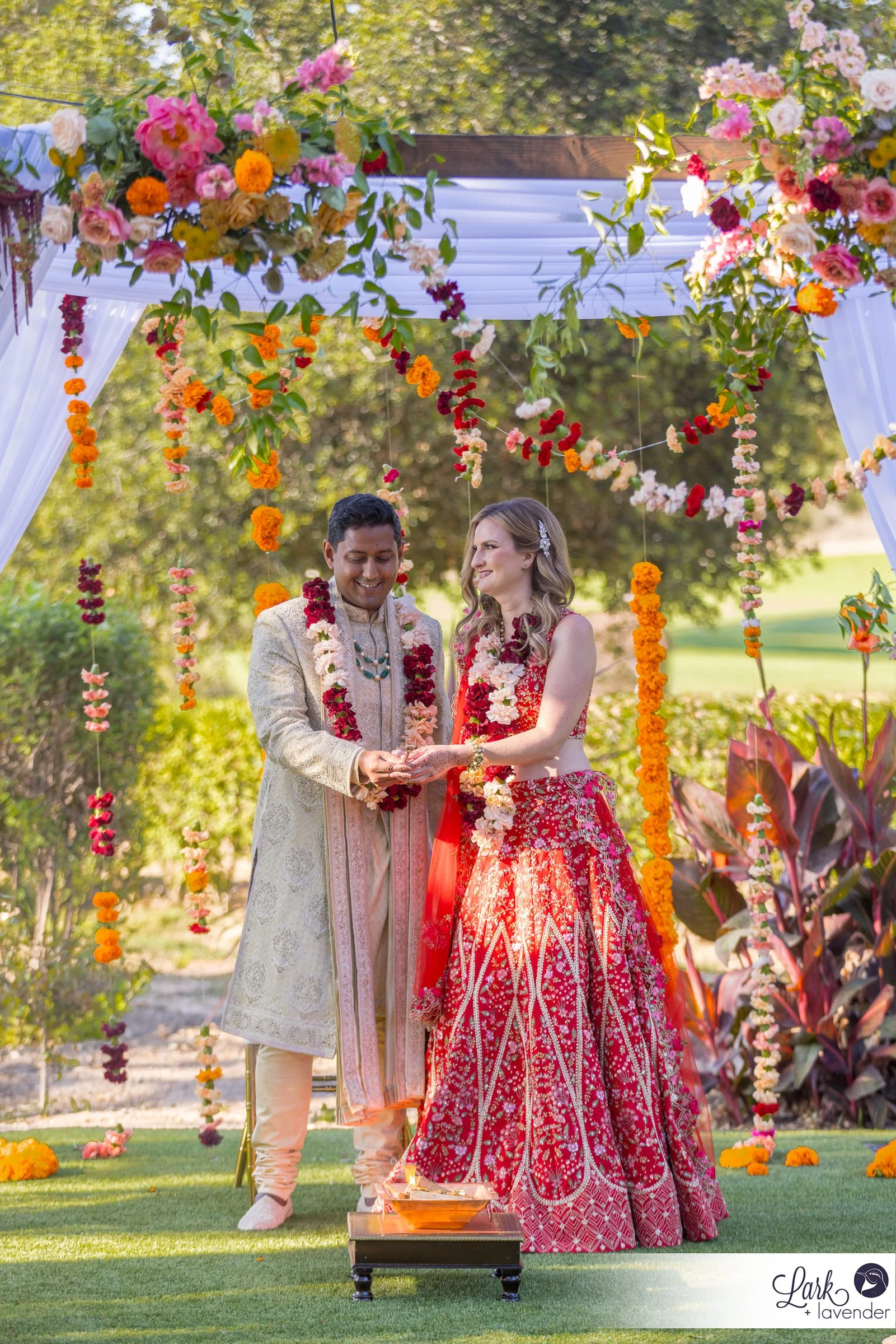 Colorful & Festive Mehndi & South Asian Chevy Chase Country Club Wedding in Glendale, CA