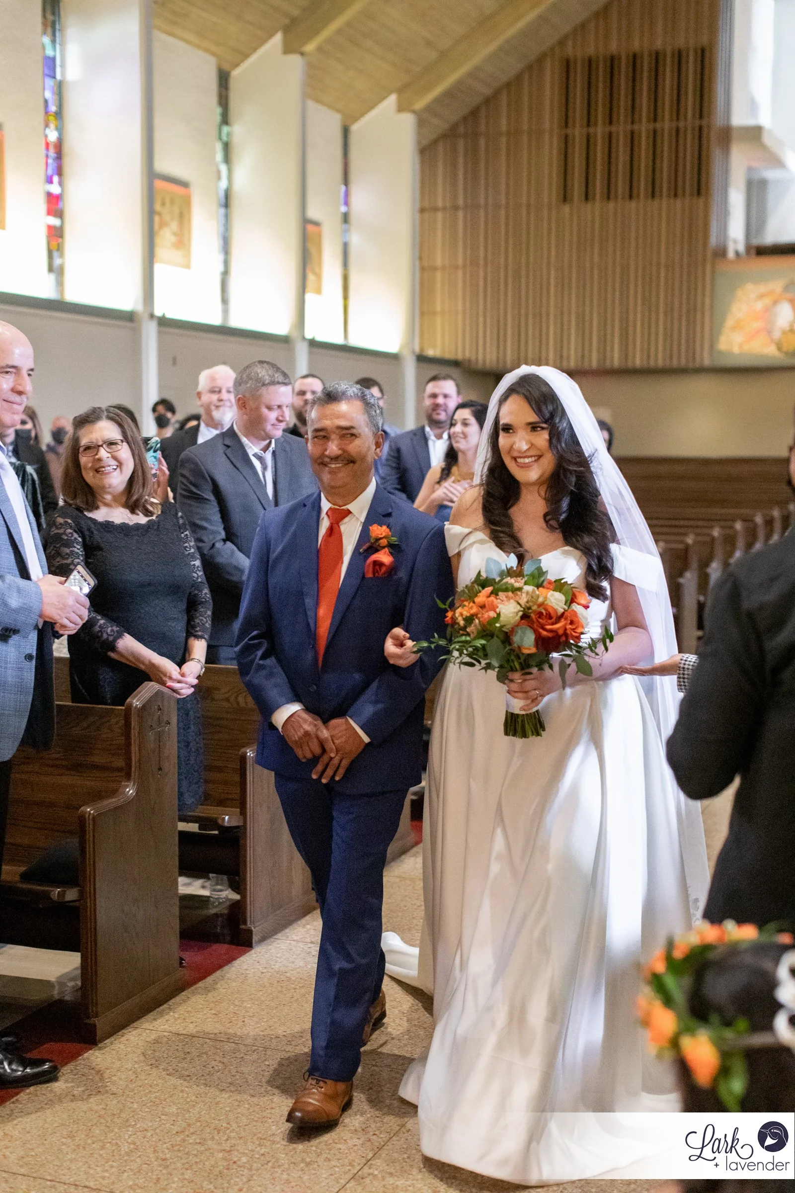 Beautiful Holy Family Catholic Church & Festive Heritage Museum of Orange County wedding in Santa Ana, CA