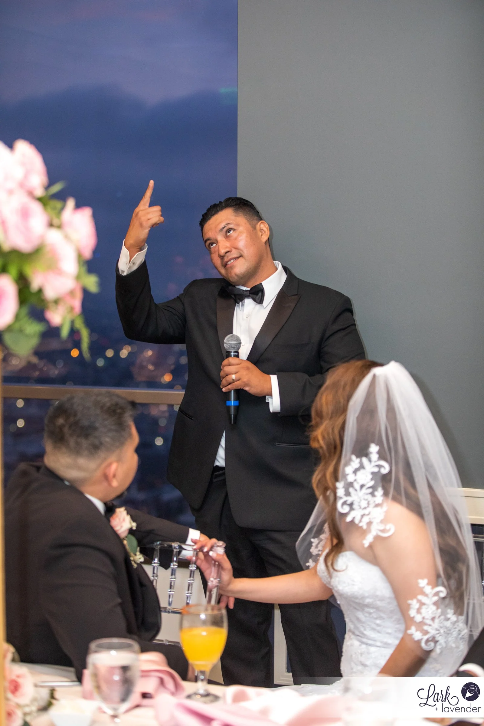 Posh & Intimate City Club DTLA Wedding in Los Angeles, CA