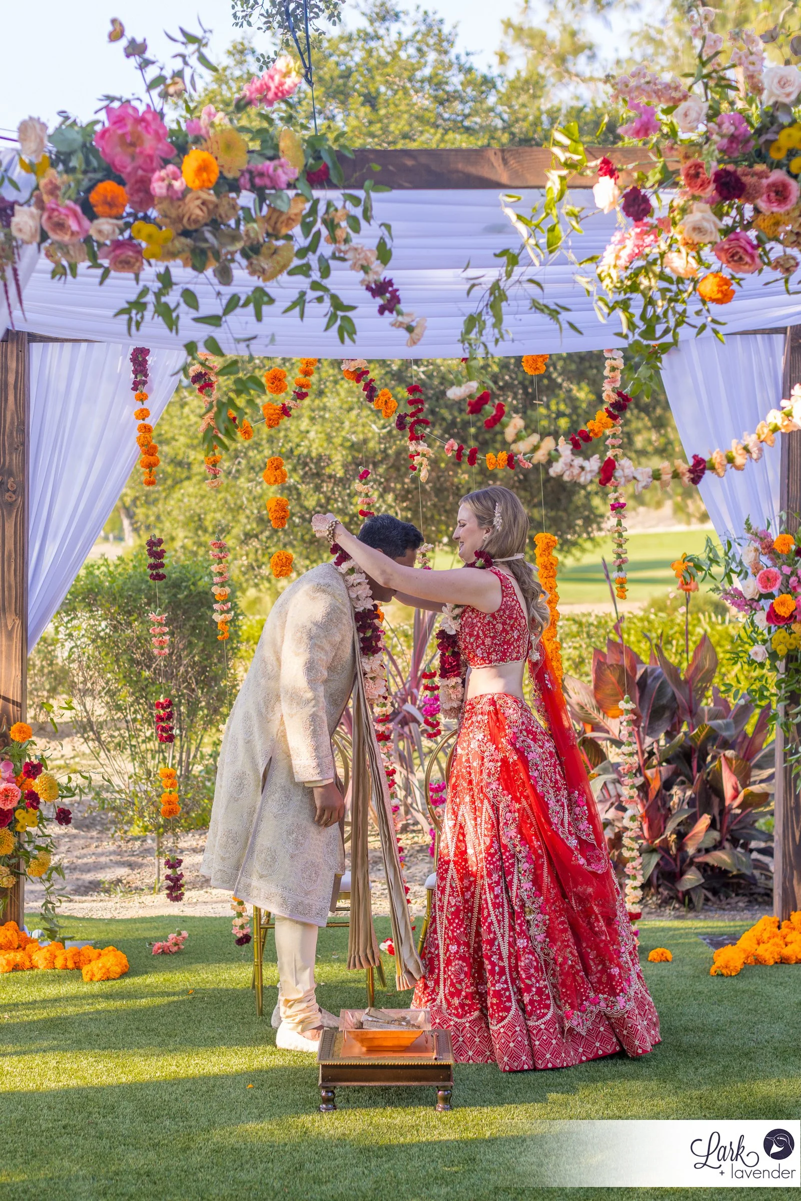 Colorful & Festive Mehndi & South Asian Chevy Chase Country Club Wedding in Glendale, CA