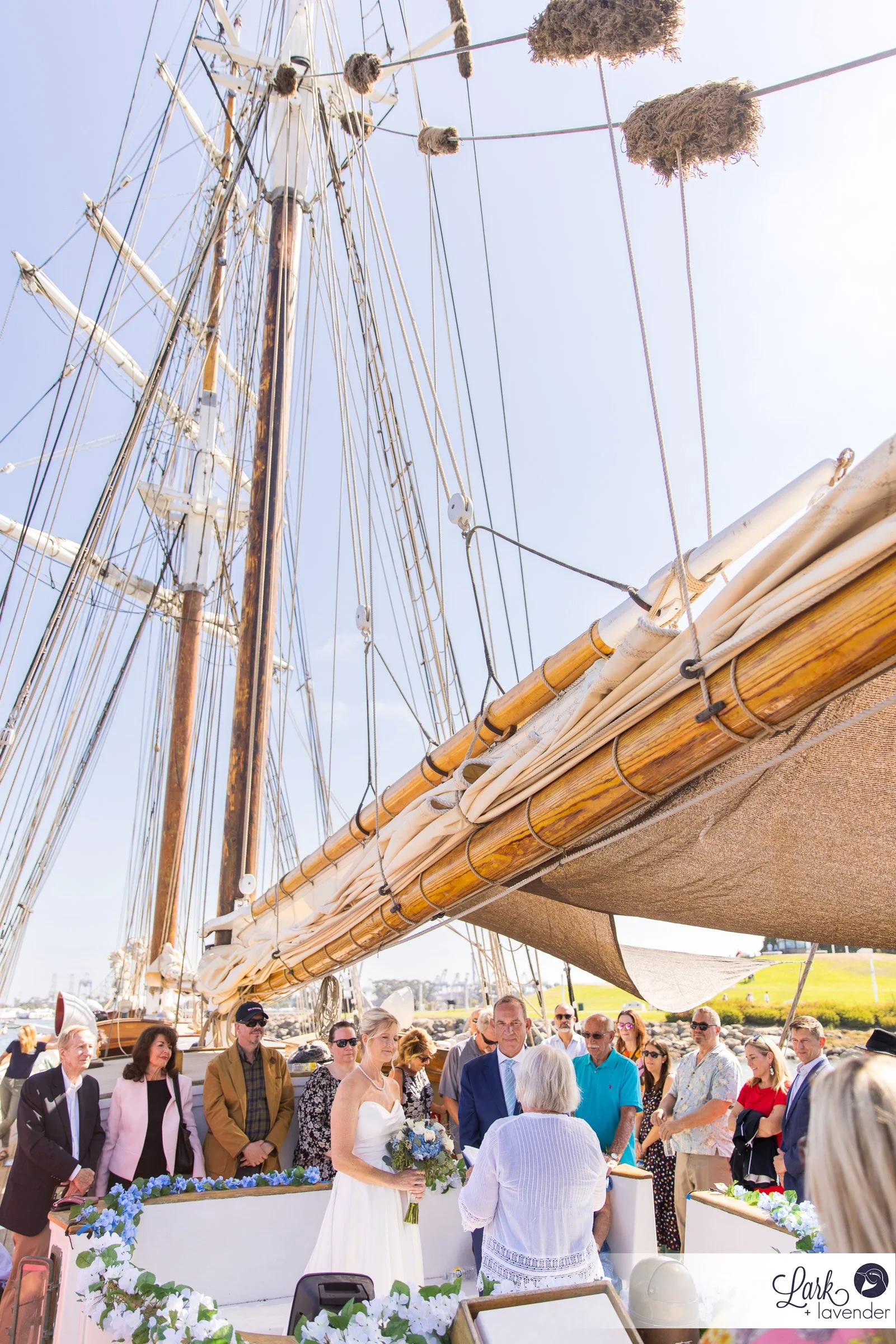 Historic & Sea-Worthy Tall Ship & Parker's Lighthouse Wedding in the Long Beach Harbor, CA